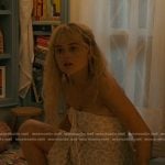 Cadence’s white floral strapless mini dress on We Were Liars