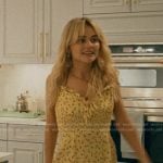 Cadence’s yellow floral print mini dress on We Were Liars