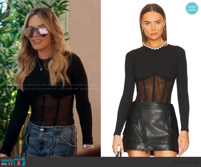 Cami NYC Zoma Bodysuit worn by Tamra Judge on The Real Housewives of Orange County