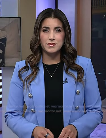 Camila Bernal's blue blazer on Today