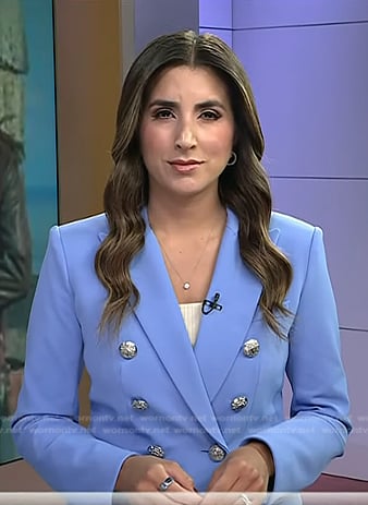 Camila Bernal’s blue blazer on Today