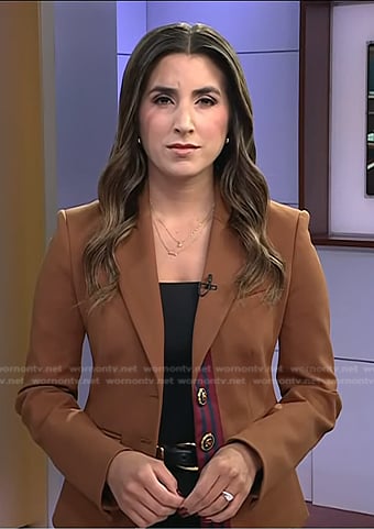 Camila Bernal's brown blazer on Today