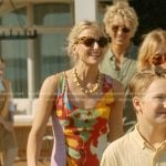 Carrie’s multicolor print sleeveless dress on We Were Liars
