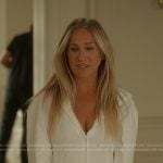 Carrie’s white sandals on And Just Like That