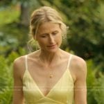Carrie’s yellow strap midi dress on We Were Liars