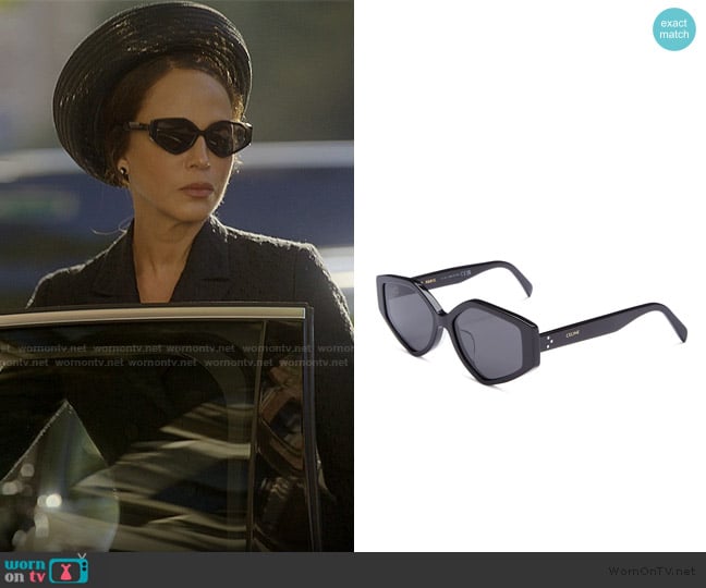 Celine Geometric Sunglasses worn by Lisa Todd Wexley (Nicole Ari Parker) on And Just Like That