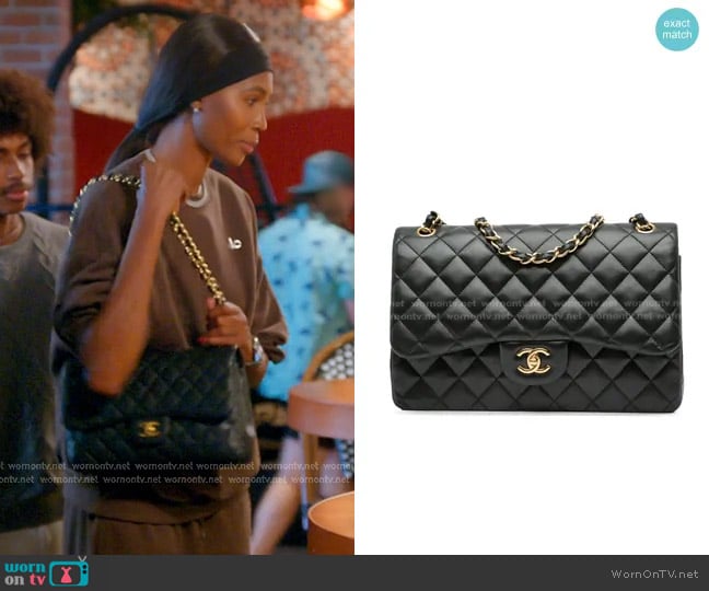 Chanel Caviar Quilted Flap Bag worn by Kiki Barth (Kiki Barth) on The Real Housewives of Miami