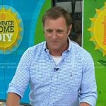 George Oliphant’s blue check shirt on Today