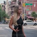 Chloe’s black embellished mini dress on Next Gen NYC