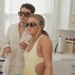 Chloe’s yellow cutout swimsuit on Next Gen NYC