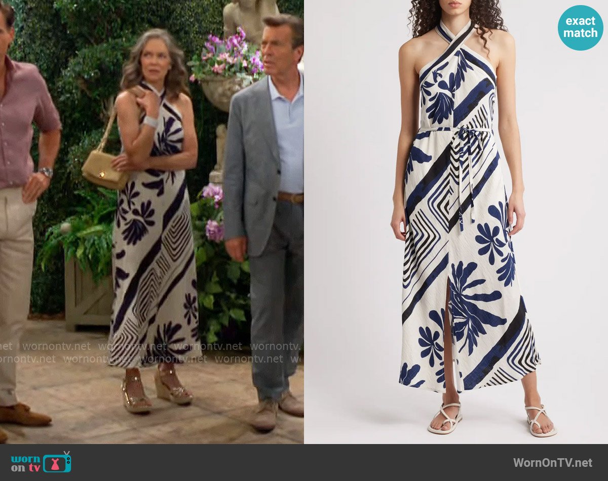 Ciebon Brynlee Halter Dress worn by Diane Jenkins (Susan Walters) on The Young and the Restless