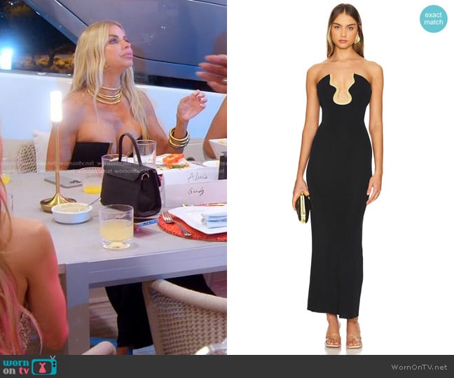 Cult Gaia Abril Gown worn by Alexia Echevarria (Alexia Echevarria) on The Real Housewives of Miami