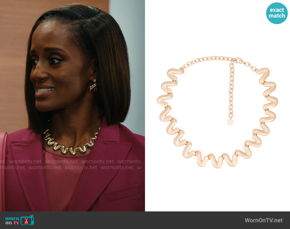 Cult Gaia Maddie Choker worn by Olympia (Skye P. Marshall) on Matlock