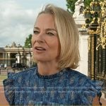 Daisy McAndrew’s blue print smocked dress on Today
