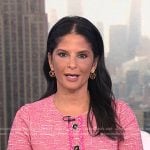 Darlene’s pink tweed dress on Today