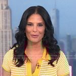 Darlene’s yellow knit polo dress on Today