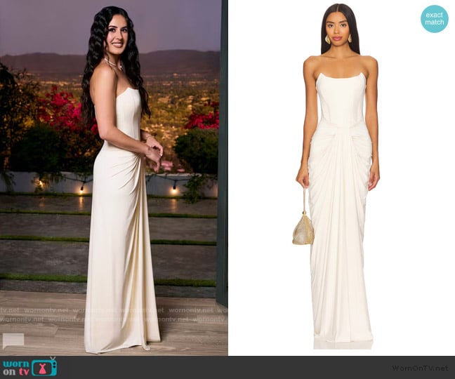 Deme by Gabriella Pearl Gown worn by Michelle Saniei on The Valley