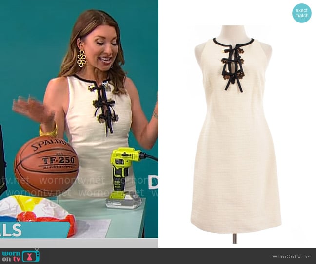 Derek Lam 10 Crosby Petra Dress worn by Courtney Cason on CBS Mornings