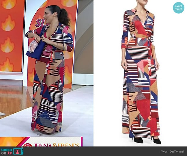 Diane von Furstenberg Abigail Dress worn by Donna Farizan on Today