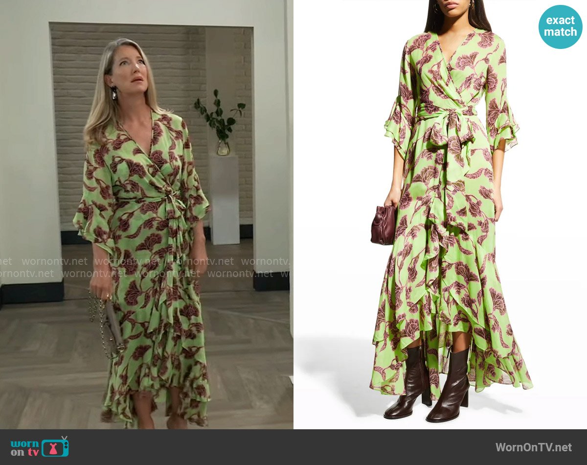 Diane von Furstenberg Jean Wrap Dress worn by Nina Reeves (Cynthia Watros) on General Hospital