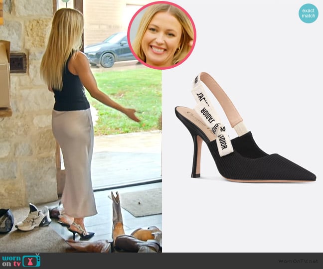 Dior J'Adior Slingback Pump worn by Masha on The McBee Dynasty Real American Cowboys