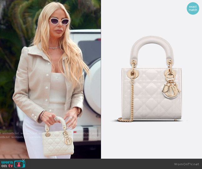 Dior Mini Lady Dior Bag worn by Alexia Echevarria (Alexia Echevarria) on The Real Housewives of Miami