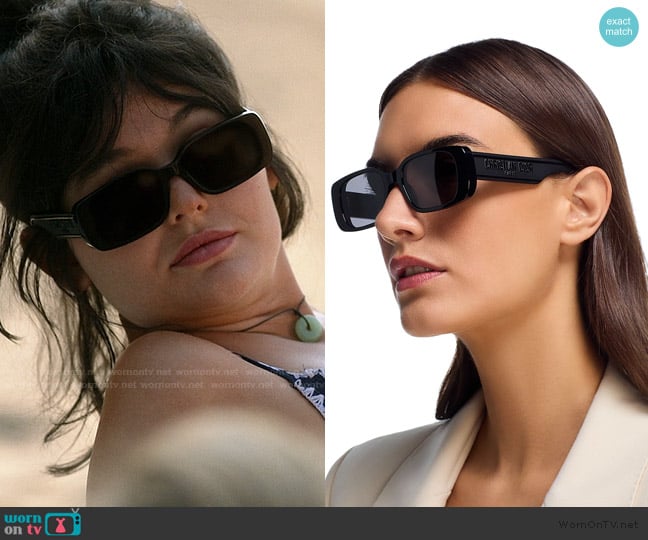 Dior Wildior S2U Rectangular Sunglasses worn by Cadence Sinclair Eastman (Emily Alyn Lind) on We Were Liars