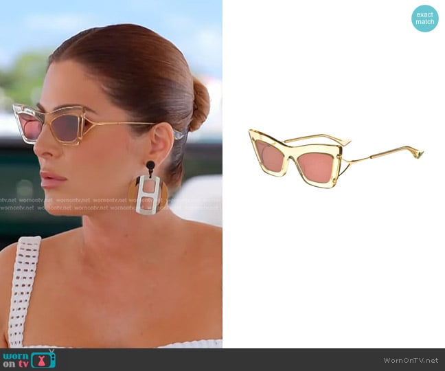 Dita ERASUR Sunglasses worn by Stephanie Shojaee (Stephanie Shojaee) on The Real Housewives of Miami