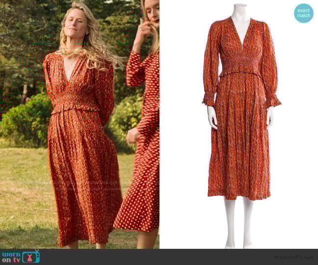 Doen Printed Long Dress worn by Caroline Sinclair (Mamie Gummer) on We Were Liars