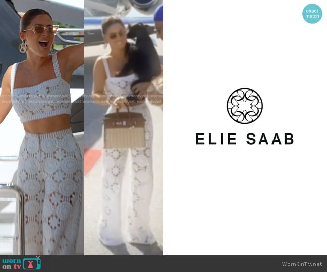 Elie Saab Spring 2023 Runway Collection worn by Stephanie Shojaee (Stephanie Shojaee) on The Real Housewives of Miami