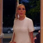 Maryson’s embroidered patch pocket shift dress on The Real Housewives of Miami