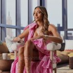 Emira’s pink ruffle confessional dress on Next Gen NYC