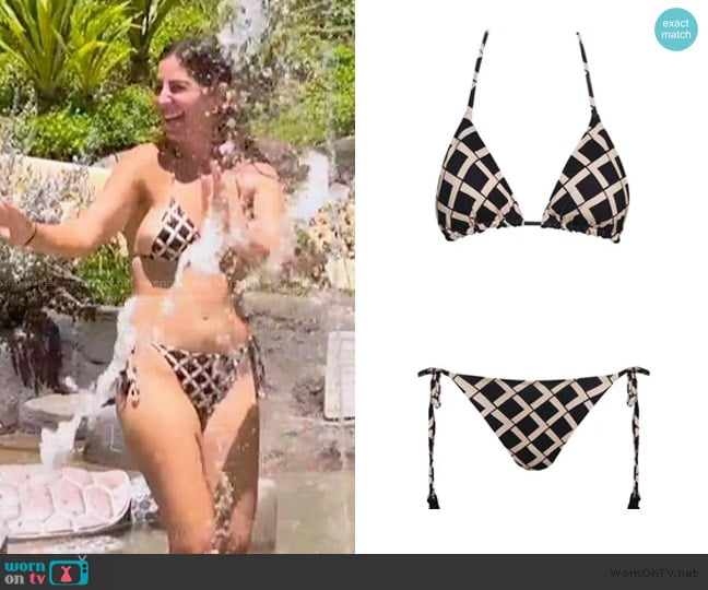 Encantadore Bimori Tina Bikini worn by Michelle Saniei on The Valley