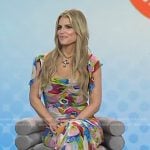 Jessica Simpson’s floral maxi dress on Today