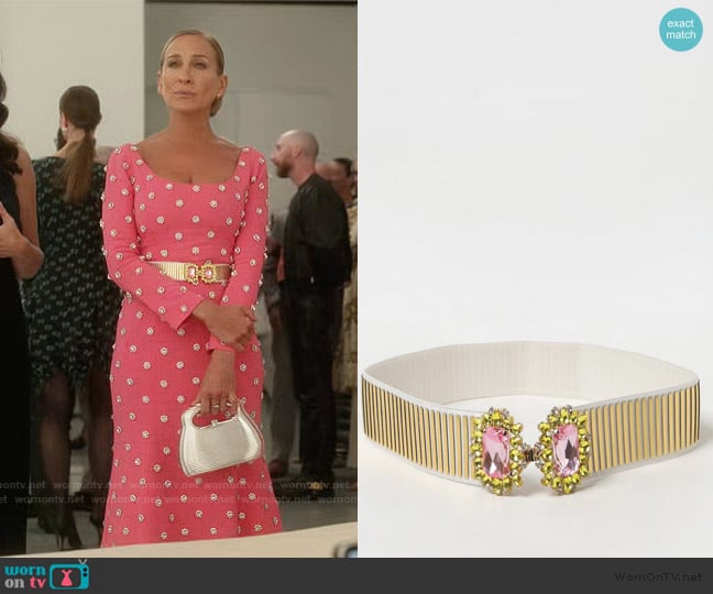 Giambattista Valli Embellished Belt worn by Carrie Bradshaw (Sarah Jessica Parker) on And Just Like That