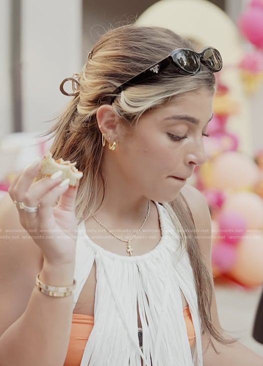 Gia's black sunglasses on Next Gen NYC