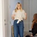 Gina's denim cargo jeans on The Real Housewives of Orange County