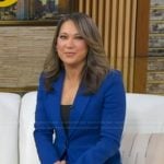 Ginger’s blue suit on Good Morning America