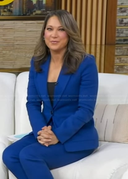 Ginger's blue suit on Good Morning America