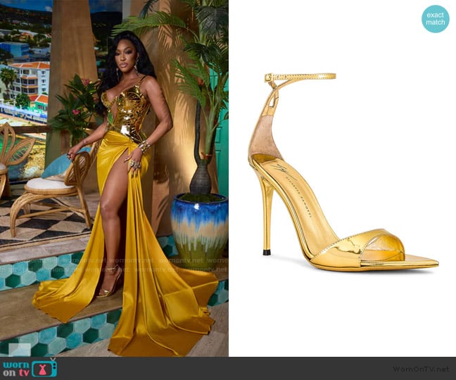 Giuseppe Zanotti Ankle Strap Heel worn by Porsha Williams on The Real Housewives of Atlanta