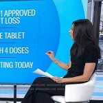 Natalie’s green buckle pumps on Today