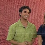 Neil Scibelli’s green short sleeve shirt on Today