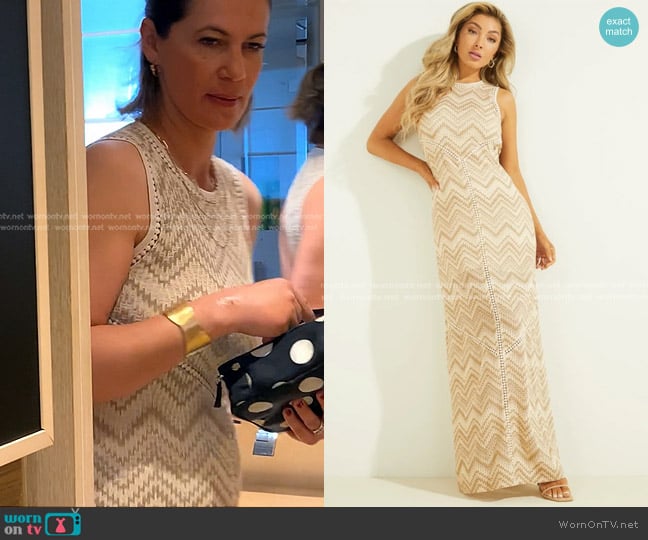 Guess Janet Dress worn by Julia Lemigova (Julia Lemigova) on The Real Housewives of Miami