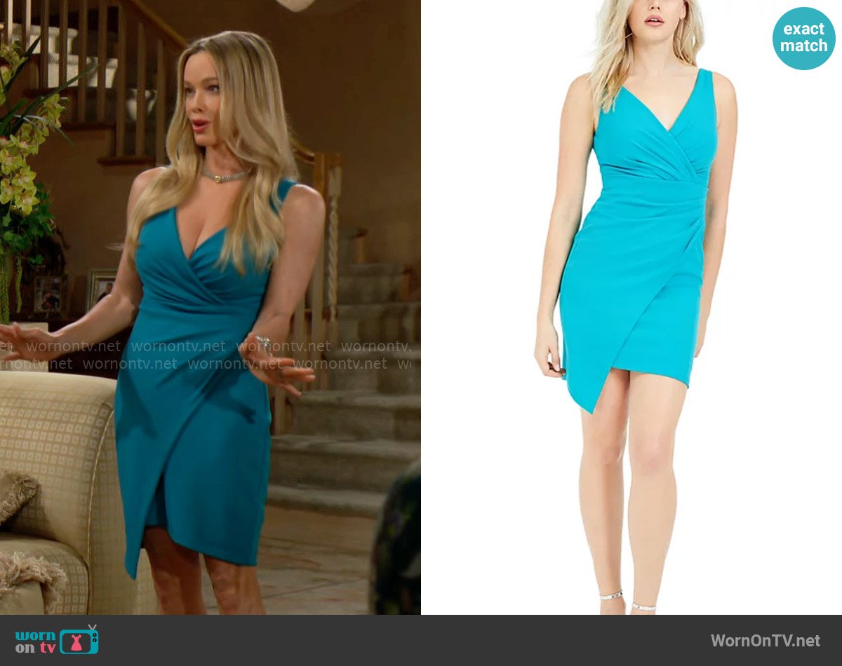 Guess V-Neck Asymmetrical Dress worn by Donna Logan (Jennifer Gareis) on The Bold and the Beautiful