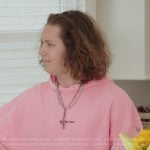 Hudson’s pink hoodie on Next Gen NYC