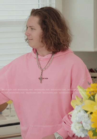Hudson's pink hoodie on Next Gen NYC