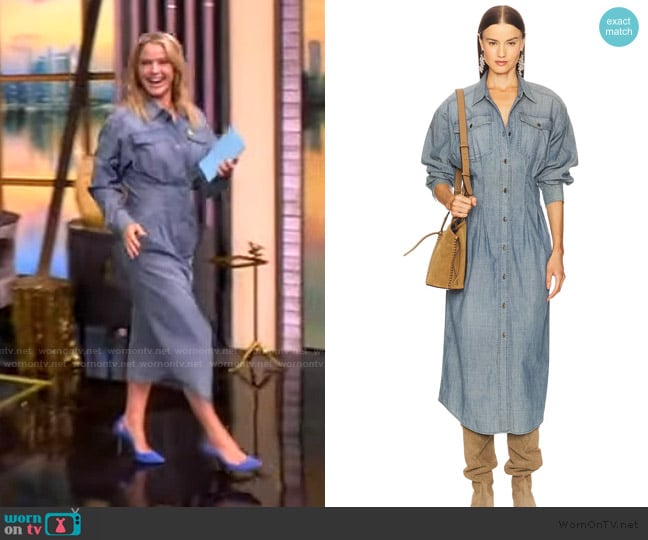 Isabel Marant Etoile Nolwen Dress worn by Sara Haines on The View