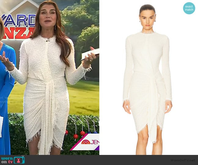 Brooke Shields’s tie front dress on Today