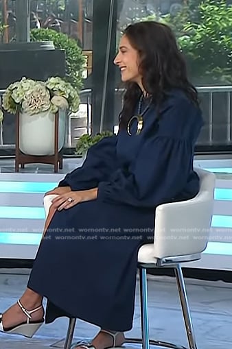 Jacqui Gifford’s navy dress on Today