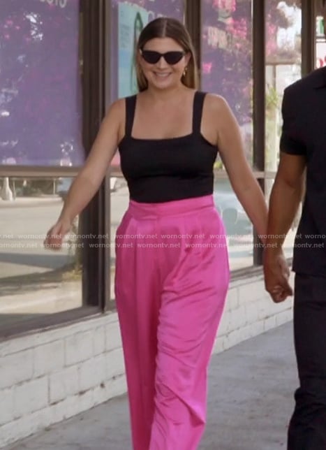 Janet's pink pants on The Valley